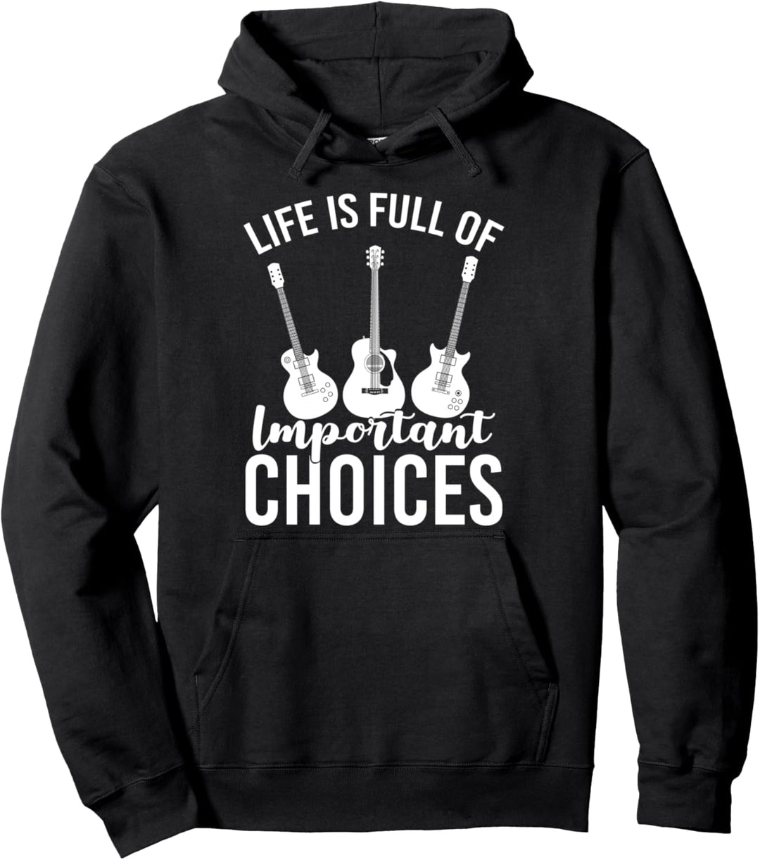 Gitarrenspieler Musikinstrument Gitarrist Lustiges Gitarre Pullover Hoodie