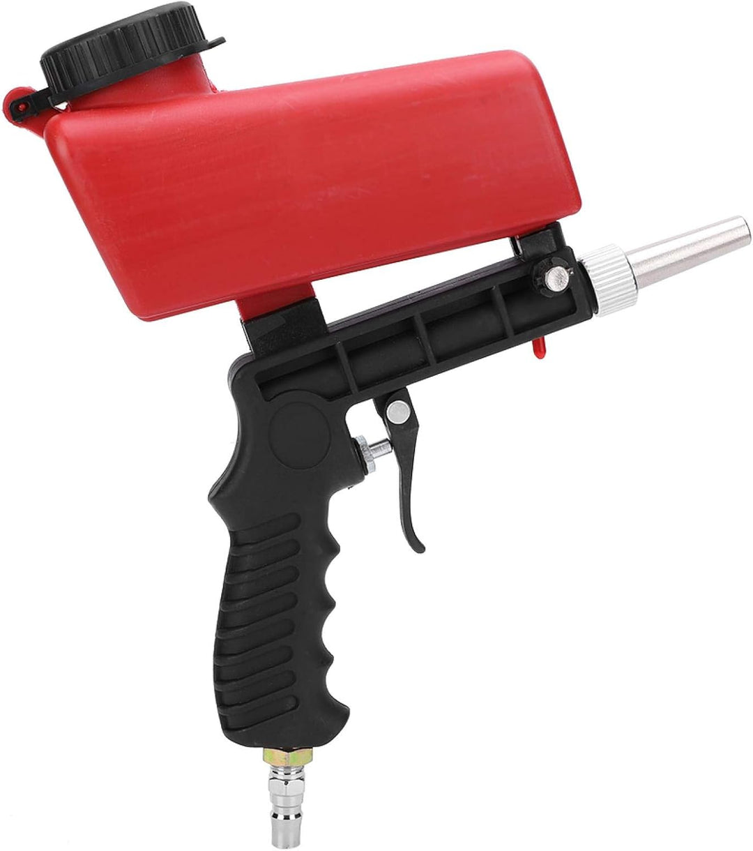Sandstrahlmaschine, 1/4 Zoll pneumatische Sandstrahlmaschine 90PSI Hand Sandstrahlmaschine 700 ml fü
