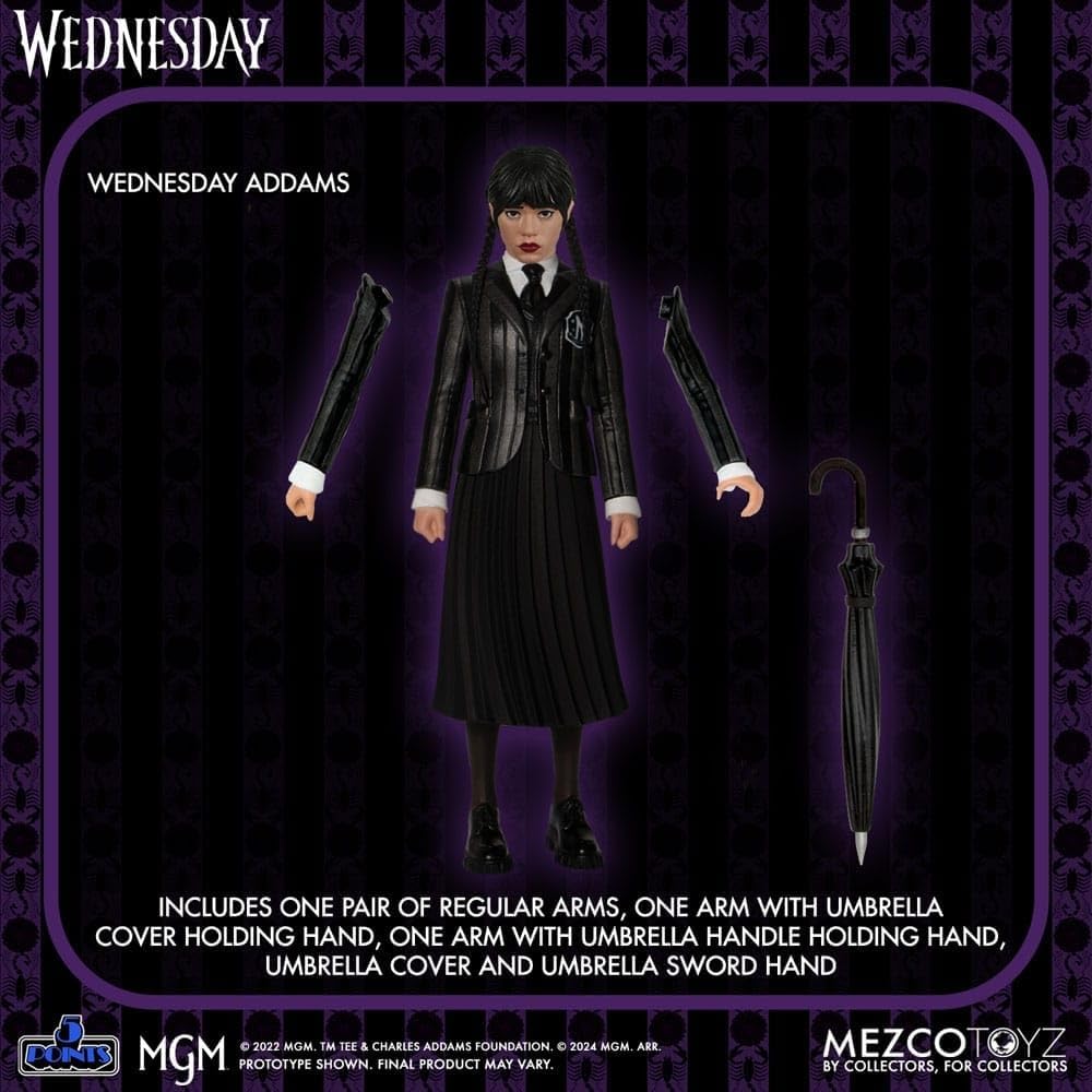 Wednesday Figurines 5 Points Wednesday &amp; Enid Boxed Set 10 cm