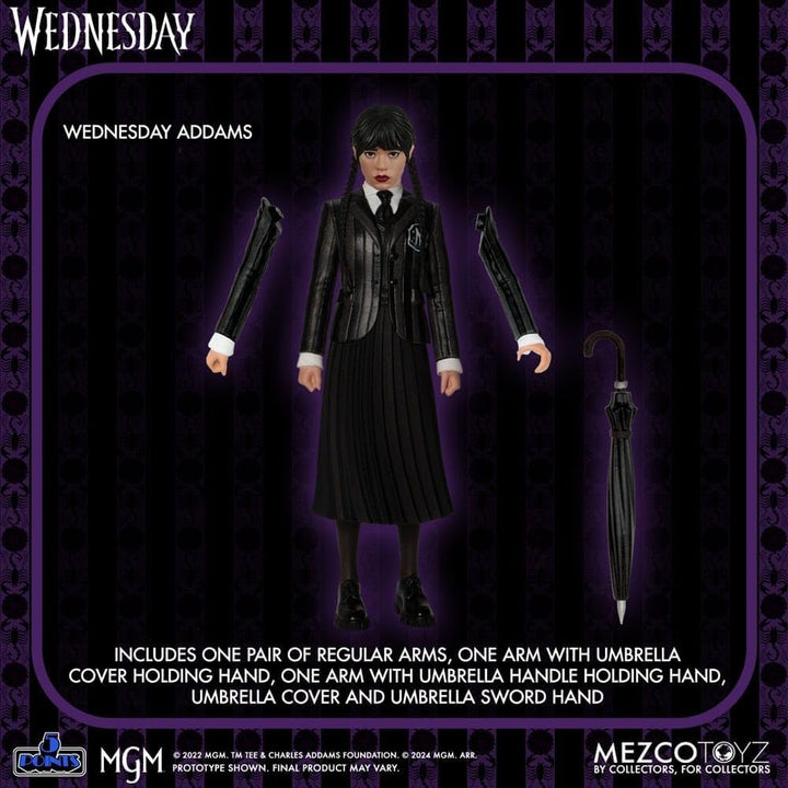 Wednesday Figurines 5 Points Wednesday &amp; Enid Boxed Set 10 cm