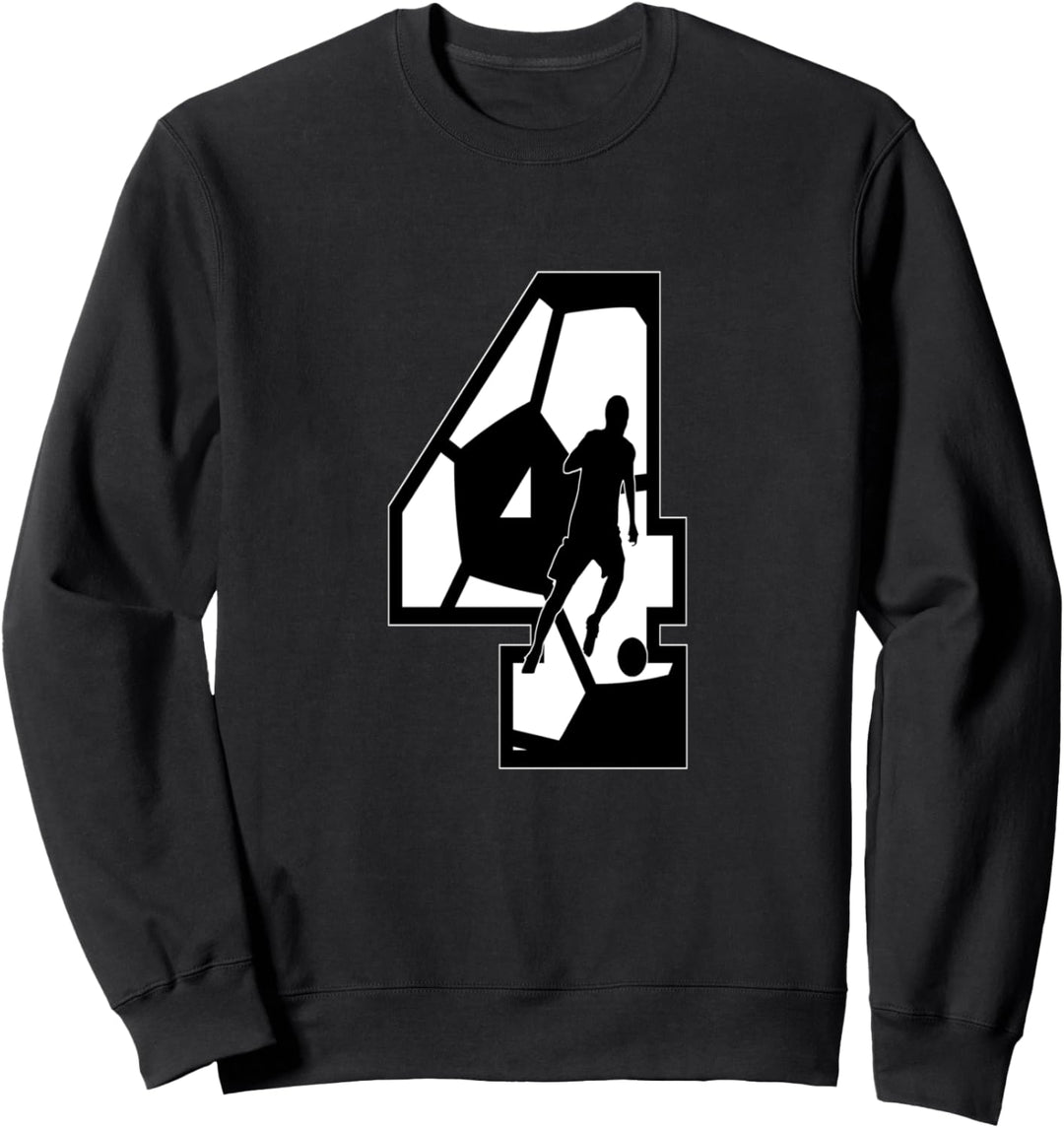Fussballnummer 4.Number Sweatshirt