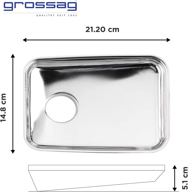 grossag 1352 KFW 5 aus Leichtmetall inklusive 3 Lochscheiben Fleischwolf Vorsatz Leichtmetall KFW 5,