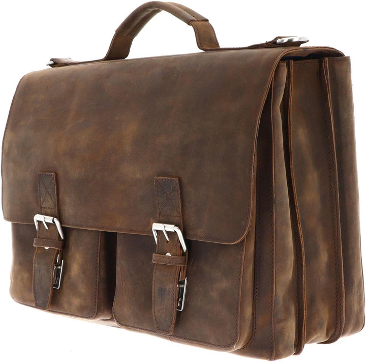 Leonhard Heyden Salisbury Aktentasche Leder 40 cm