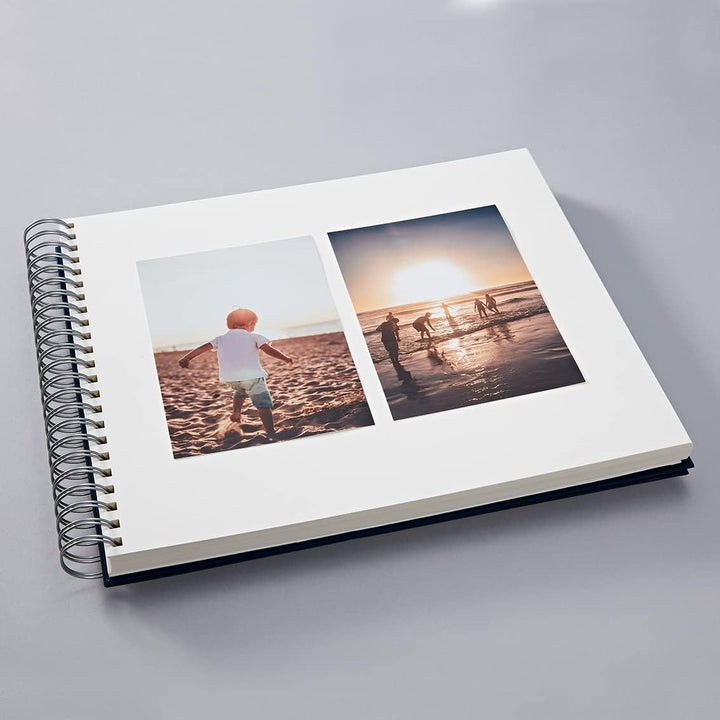 Semikolon 352996 Spiral Album Maxi Mucho - 34,5x30 cm - Fotoalbum, 90 Seiten cremeweiss, Fotobuch, b