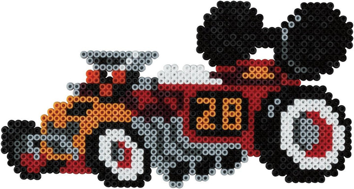 Hama 7949 - Geschenkpackung Micky und die flinken Flitzer, ca. 4000 Bügelperlen und 2 Stiftplatten
