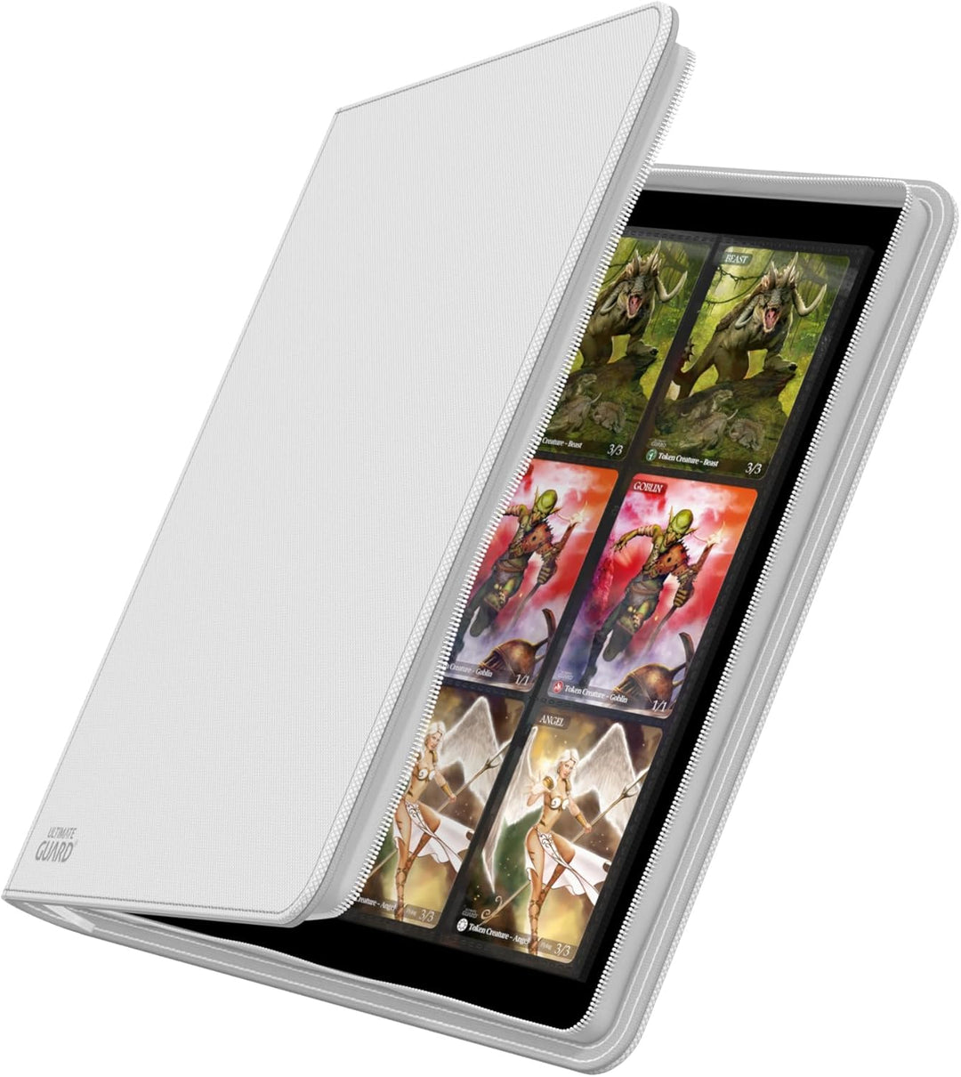 Ultimate Guard UGD010470-12 Pocket QuadRow ZipFolio XenoSkin, weiss, Weiss