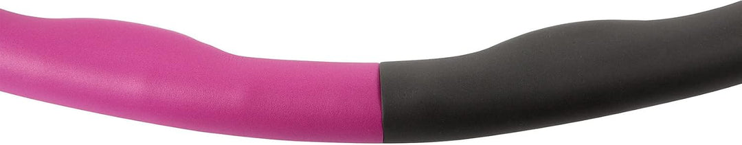 John Gym Wave Fitnessring Fitnessreifen Hula Hoop Reifen Ring Softgrip zerlegbar mit Clicksystem, 32