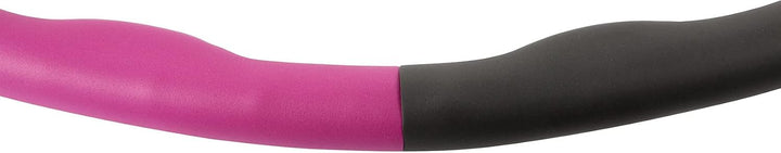 John Gym Wave Fitnessring Fitnessreifen Hula Hoop Reifen Ring Softgrip zerlegbar mit Clicksystem, 32