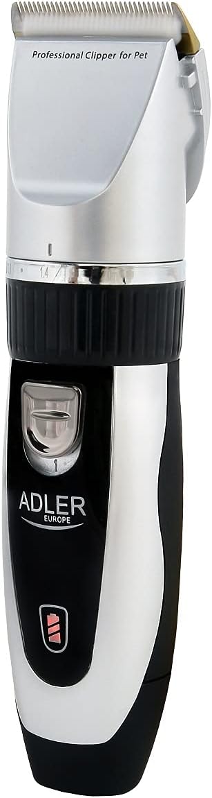 Adler AD 2823 Tierschermaschine Tierhaarschneider, silber