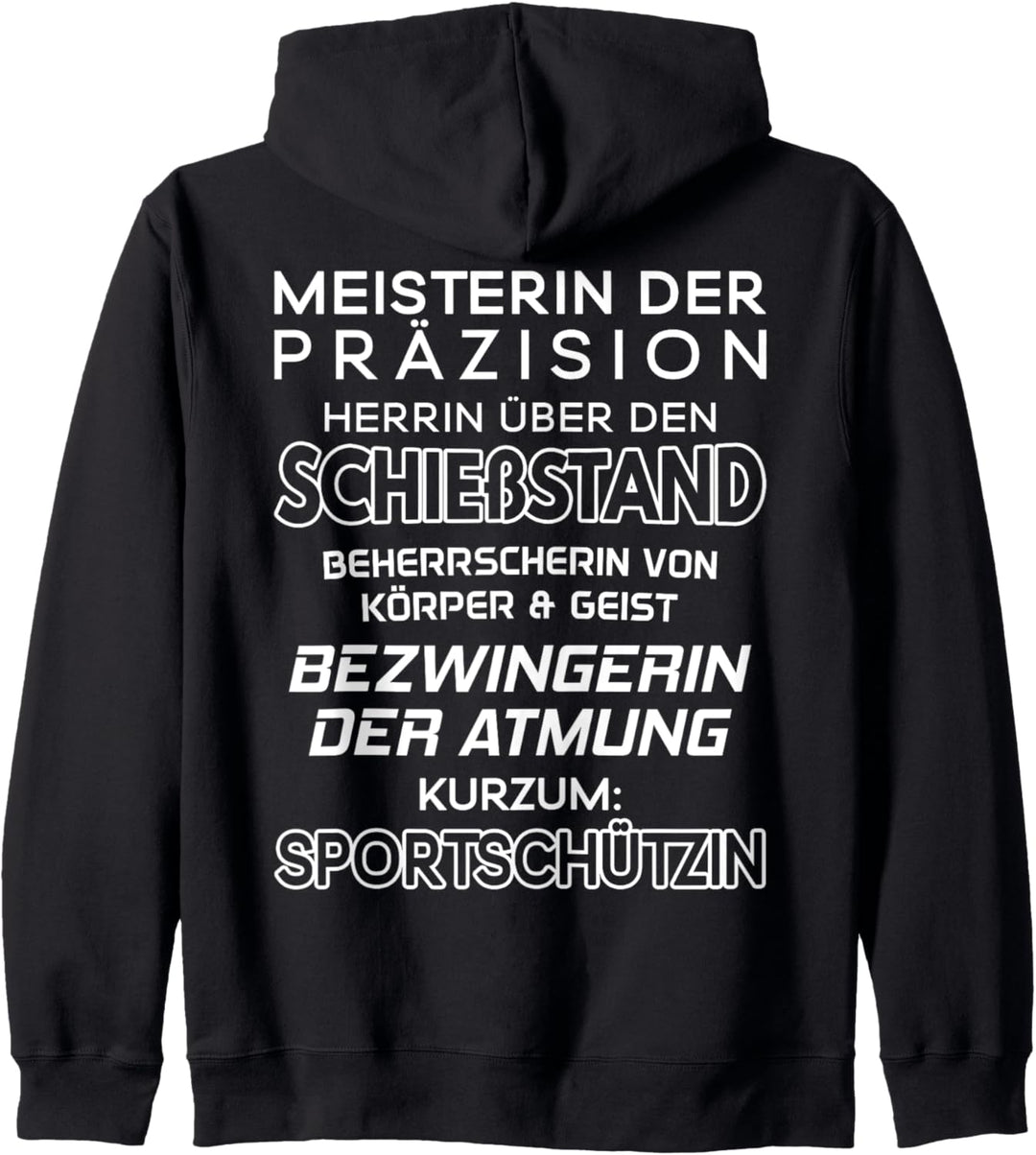 Schützenverein Meisterin Der Präzision Sportschützin Kapuzenjacke