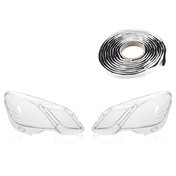 LST Scheinwerferglas (2er Set) Streuscheibe Hauptscheinwerfer Linsenscheibe Frontlicht Glas links +
