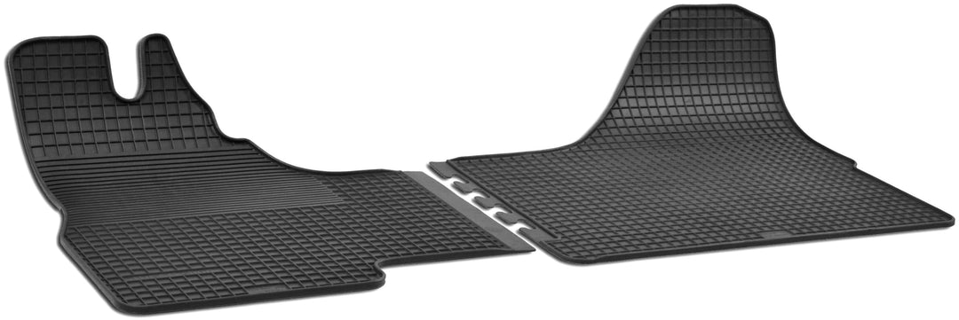 WALSER DirtGuard Gummi Fussmatten Auto kompatibel mit Iveco Daily III 11/1197-10/2009, Daily IV 05/2