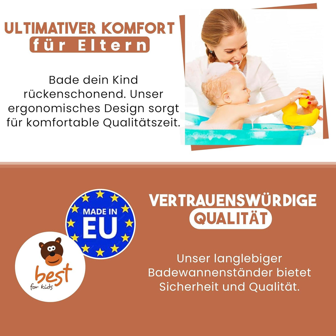 Ständer für Babybadewanne | Babybadewannenständer | Ständer für Babybadewanne ohne Babywanne | Viels