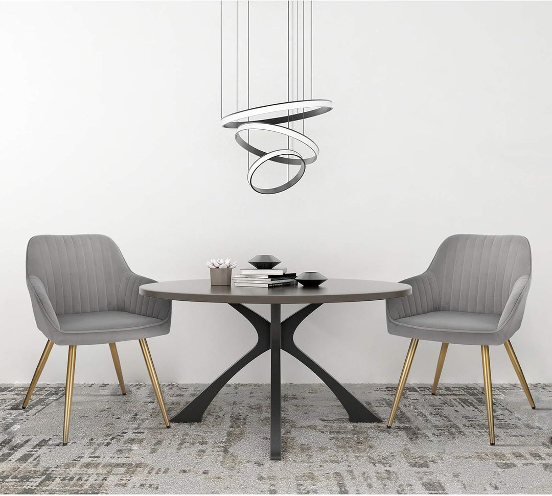 Lestarain Esszimmerstühle 1er Set, für Esszimmer Wohnzimmer Küche, Küchenstühle gepolstert mit Armle