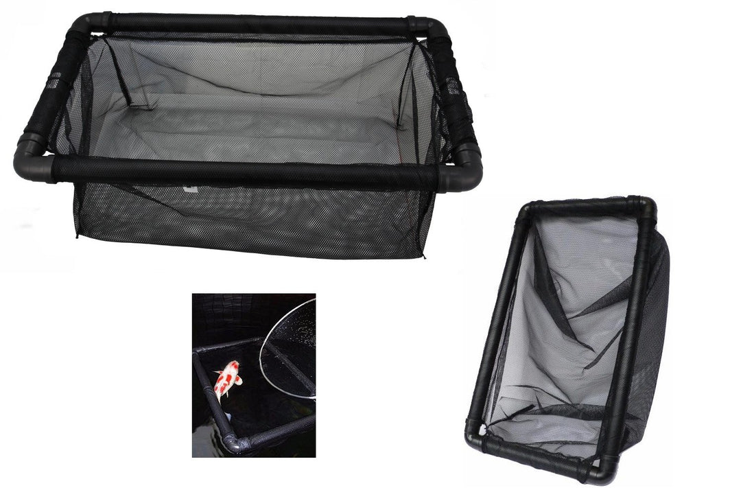 Schwimmendes Inspektionsnetz 80 x 40 x 30 cm Kescher, Schwarz, 80 x 40 x 30 cm
