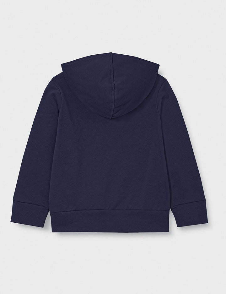 loud + proud Unisex Kinder Kapuzenjacke, GOTS Zertifiziert Jacke, 62-68 Navy