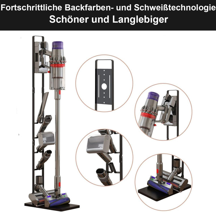Foho Ständer Halterung Kompatibel für Dyson Gen5 V15s V15 V12 Slim V11 V10 V8 V7 V6, Metallhalterung