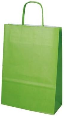 der-verpackungs-profi GmbH 300 Papiertragetaschen mit gedrehter Papierkordel 18+8x22cm Tragetaschen