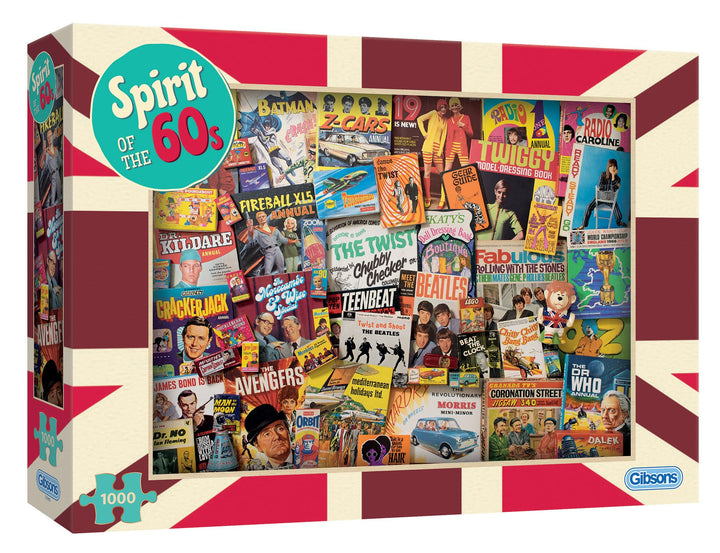 Gibsons G7082 „Spirit der 60er“ Puzzle, 1000 Teile