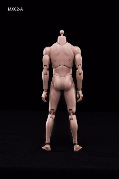 1/6 Männlicher Körper,12'' Europa Haut Actionfigur Körper Spielzeug MX02-A Für 1/6 Kopf Skulptur, A