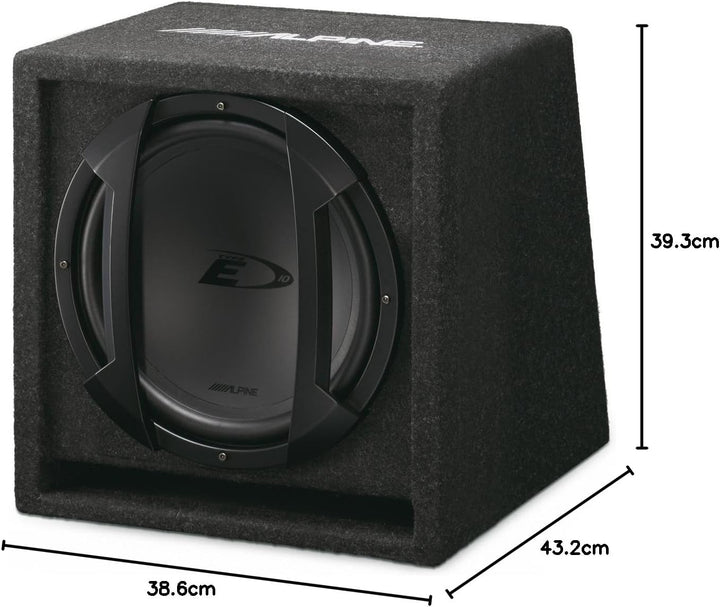 Alpine SBE-1244 BR Subwoofer Bassreflex, SBE-1244BR