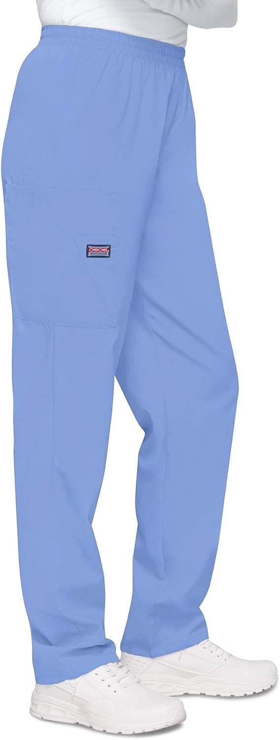 Scrub Pants for Women Workwear Originals Pull-On Elastic Waist 4200 L Ciel, L Ciel