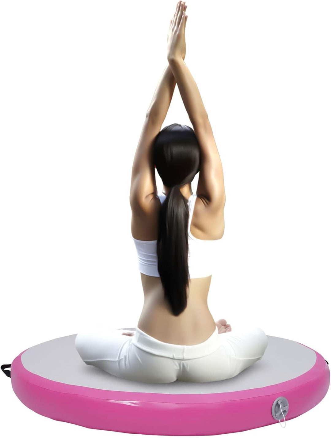Runde Aufblasbare Gymnastikmatte Turnmatte Tumbling Matte PVC 3,93 Zoll Air Spot Mat Tumbling Mat Gr