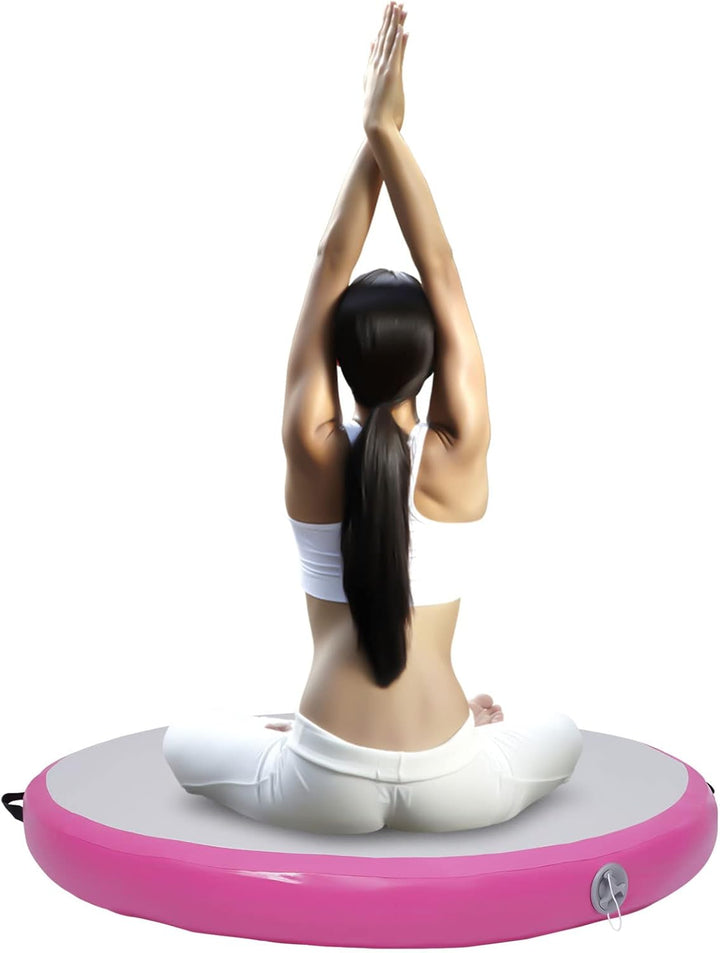 Runde Aufblasbare Gymnastikmatte Turnmatte Tumbling Matte PVC 3,93 Zoll Air Spot Mat Tumbling Mat Gr