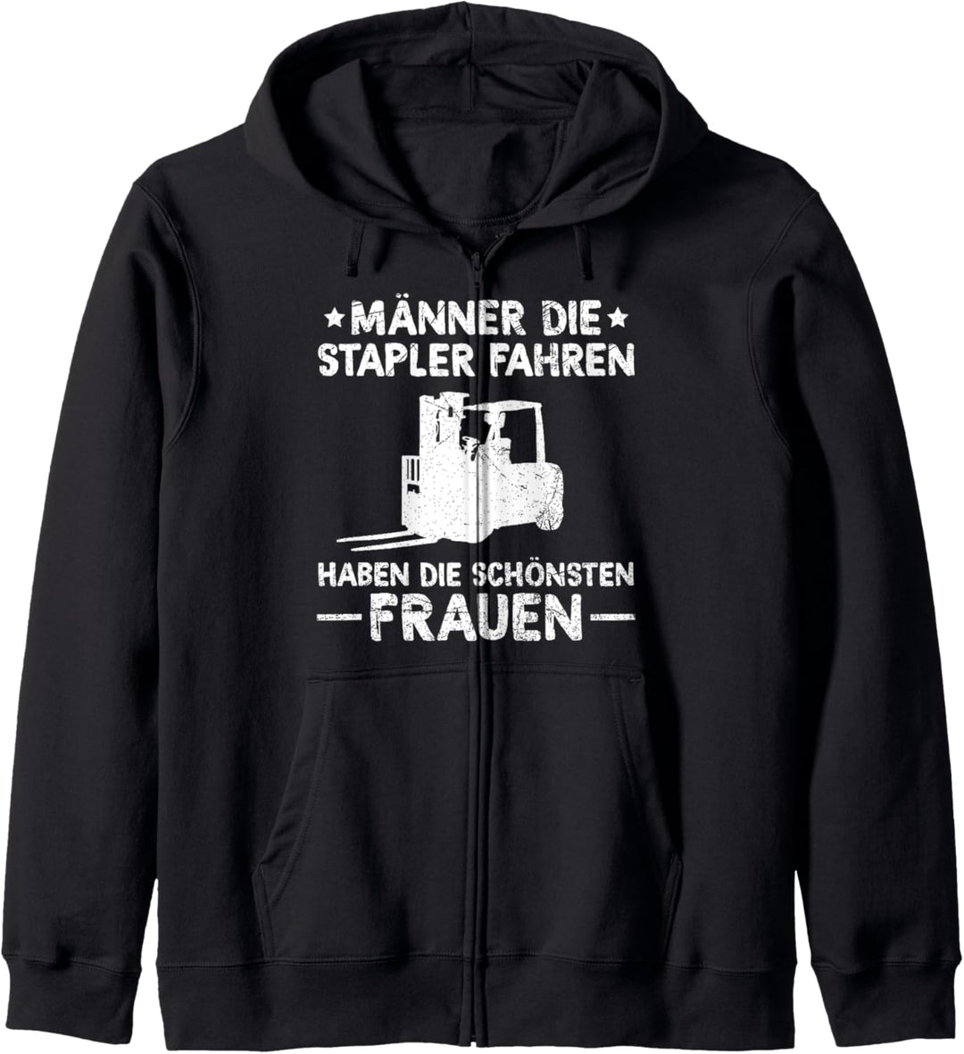 Lagerist Gabelstapler Männer Die Stapler Fahren Spruch Kapuzenjacke