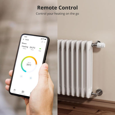 SONOFF TRVZB Zigbee Smartes Heizungsthermostat,4 Stück Smarte Heizkörperthermostat, Energiesparen, Z