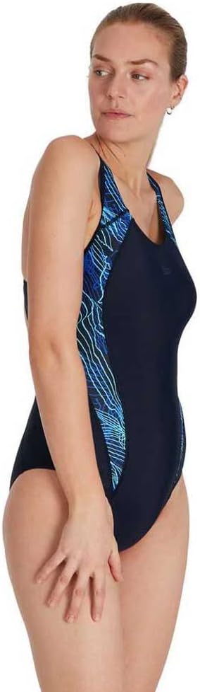Speedo Allov Panel Laneback Badanzug Damen 38, 38