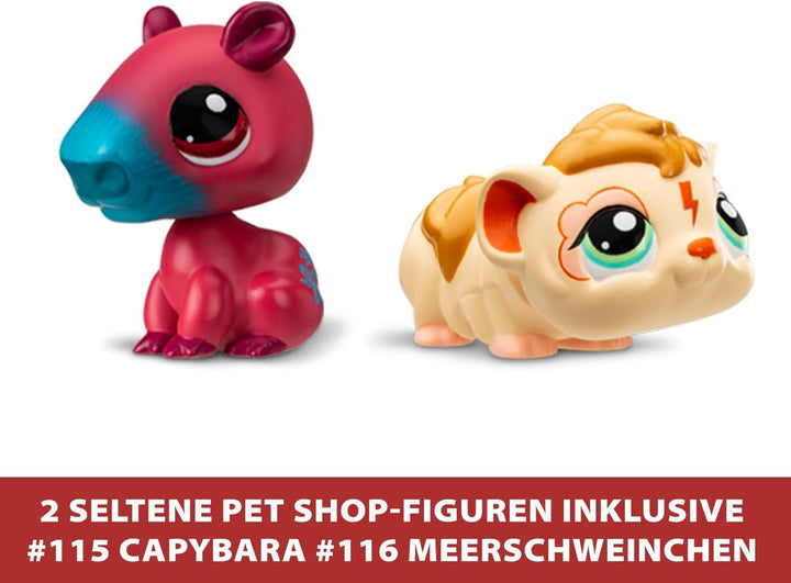 BANDAI - Littlest Pet Shop - Das Grosse Haus der Pet Shop - Spielset mit 2 Pet Shop Figuren und über