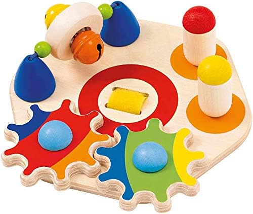 Selecta 62036 Minitivity, Motorikspielzeug, 1 Jahr to 3 Jahre, aus Holz, 14 cm Single, Single