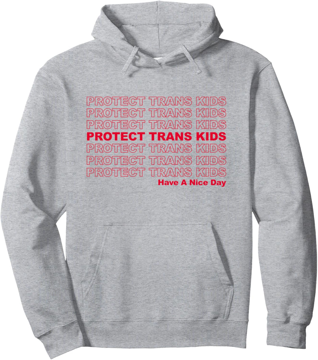 Protect Trans Kids - LGBTQ Ally Trans Live Matter Pullover Hoodie