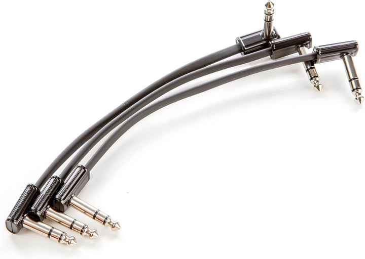 JIM DUNLOP MXR 3PDCISTR06R 3pcs 3pcs 3pcs TRS Patch Cable 6" (1/4") angled