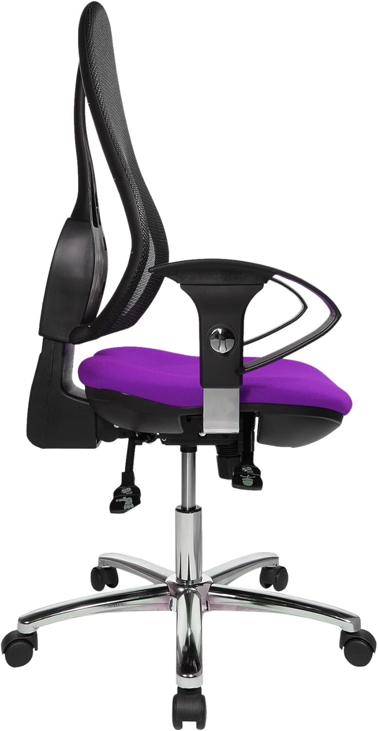 Topstar Open Point SY Deluxe, ergonomischer Syncro-Bandscheiben-Drehstuhl, Bürostuhl, Schreibtischst