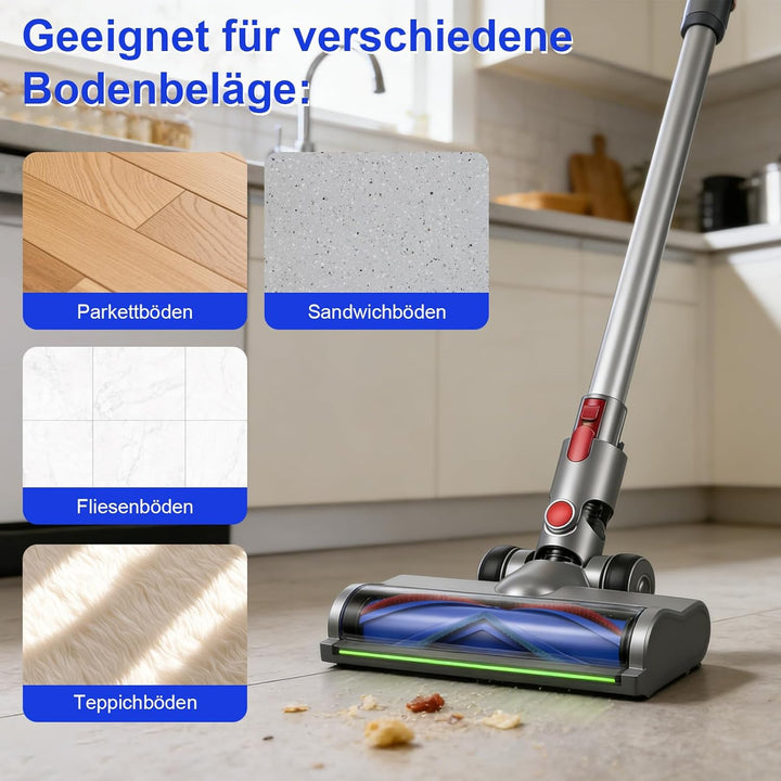 Bürste Ersatzteile für Dyson V7 V8 V10 V11 V15 Staubsaugern Bodenbürste, Teil Direktantrieb Reiniger