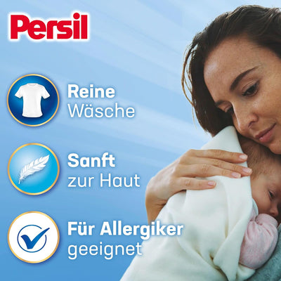 Persil Sensitive Megaperls 160 WL (10 x 16 Waschladungen), Waschmittel für Allergiker mit beruhigend