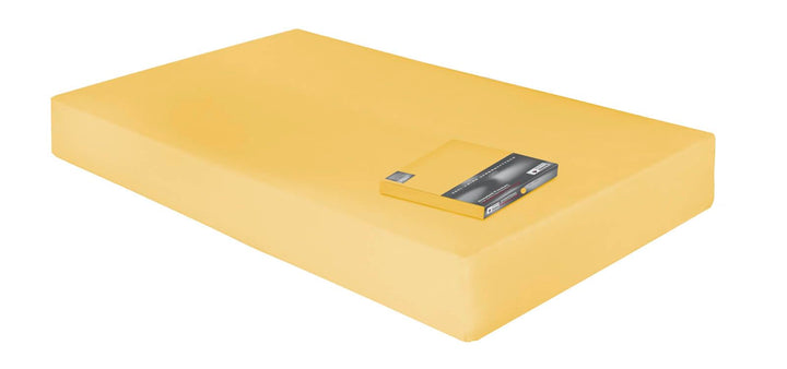 dormabell Premium Z Spannbetttuch, Farbe sonne, 90/100 - 200/220 18 cm - 24 cm Hoch Sonne 100 x 200