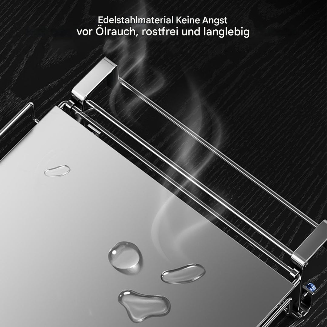 Generisch Arbeitsplatten-Erweiterung Für Küchen, Klappbares Edelstahl Aufbewahrungsregal, Höhenverst