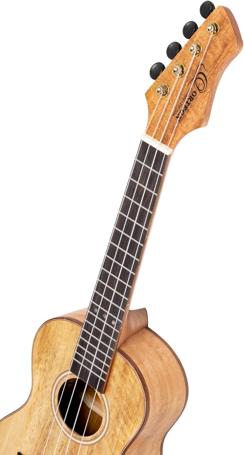Ortega Guitars Konzert Ukulele akustisch - Linkshänder - Horizon Series (Video) - reversed headstock