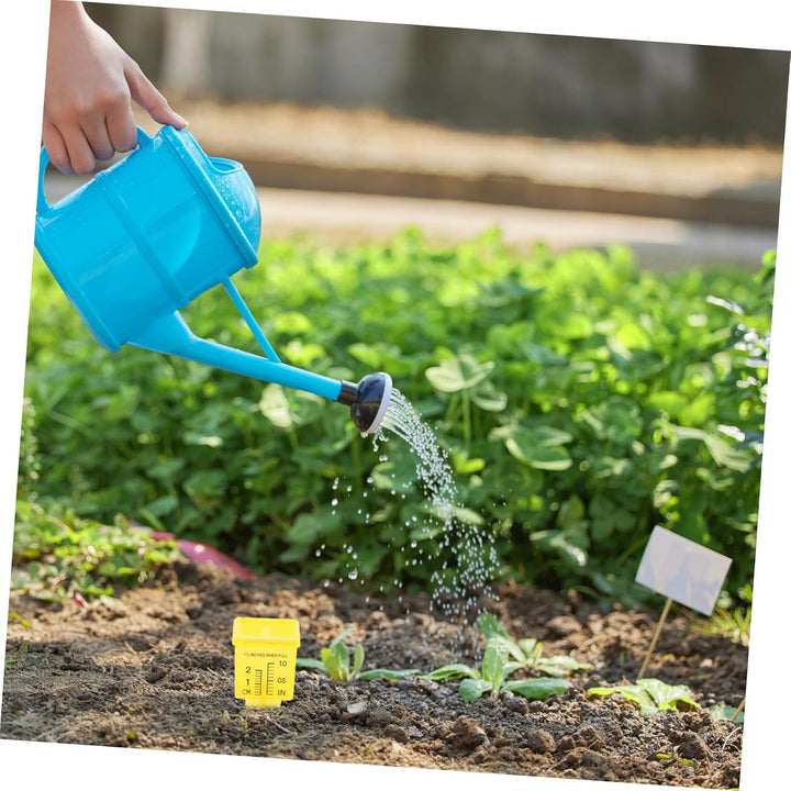BESPORTBLE 9 Stück Regenmesser Outdoor Präziser 1,5-Zoll Kunststoff Niederschlagsmesser Garten Terra