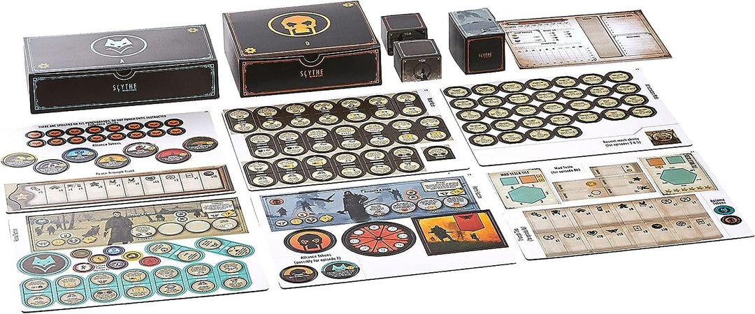 Stonemaier Games STM637 Scythe: The Rise of Fenris, Mixed Colours Scythe Expansion: The Rise of Fenr
