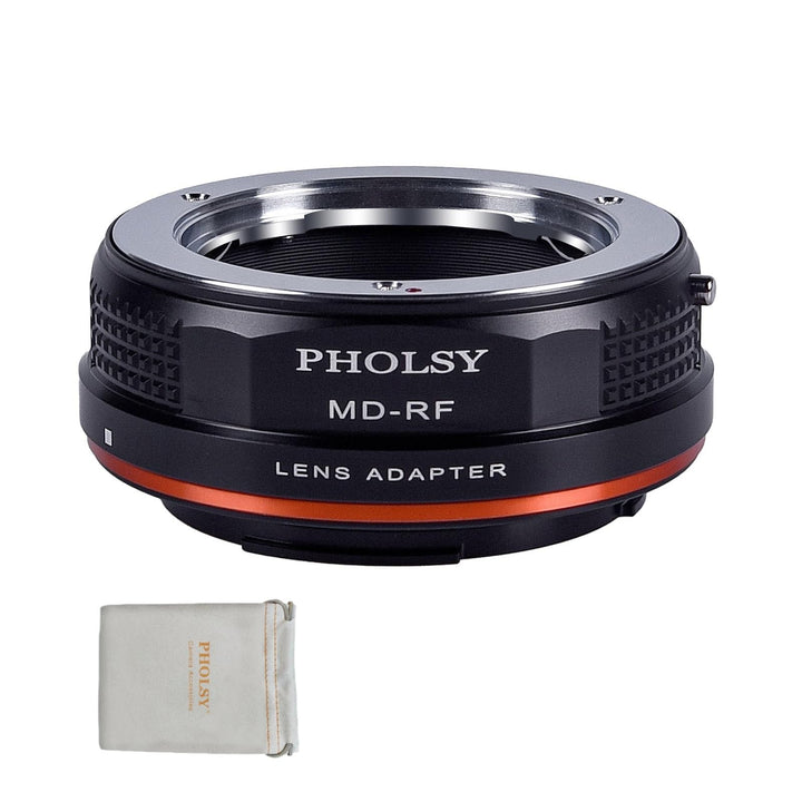 PHOLSY Manueller Objektivadapter: Kompatibel mit Minolta Rokkor MD (MC/SR) Objektiv und Canon RF (EO