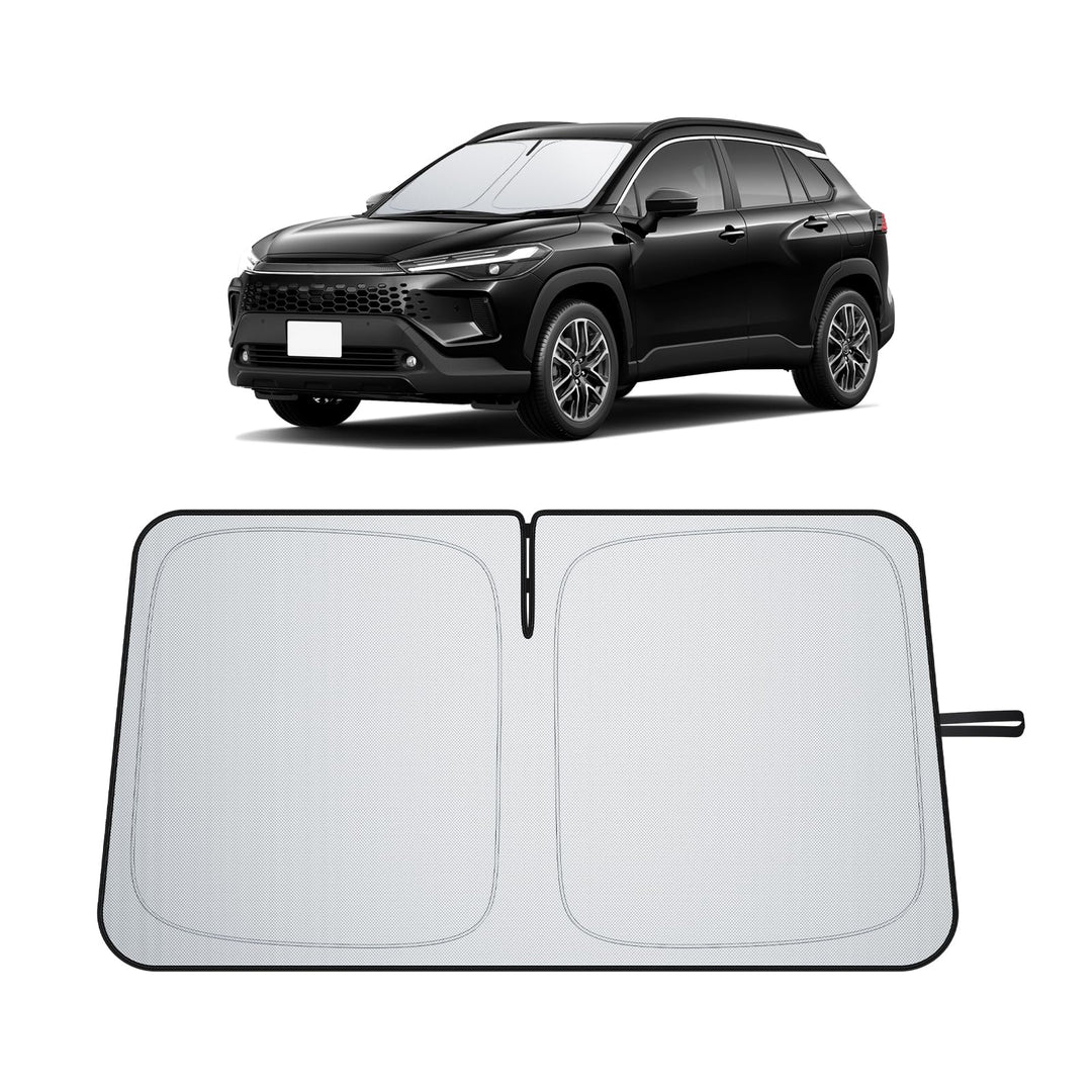 BIXUAN Frontscheiben-Sonnenschutz kompatibel mit Toyota Corolla Cross 2021-2025 2026 Auto Sonnenschu