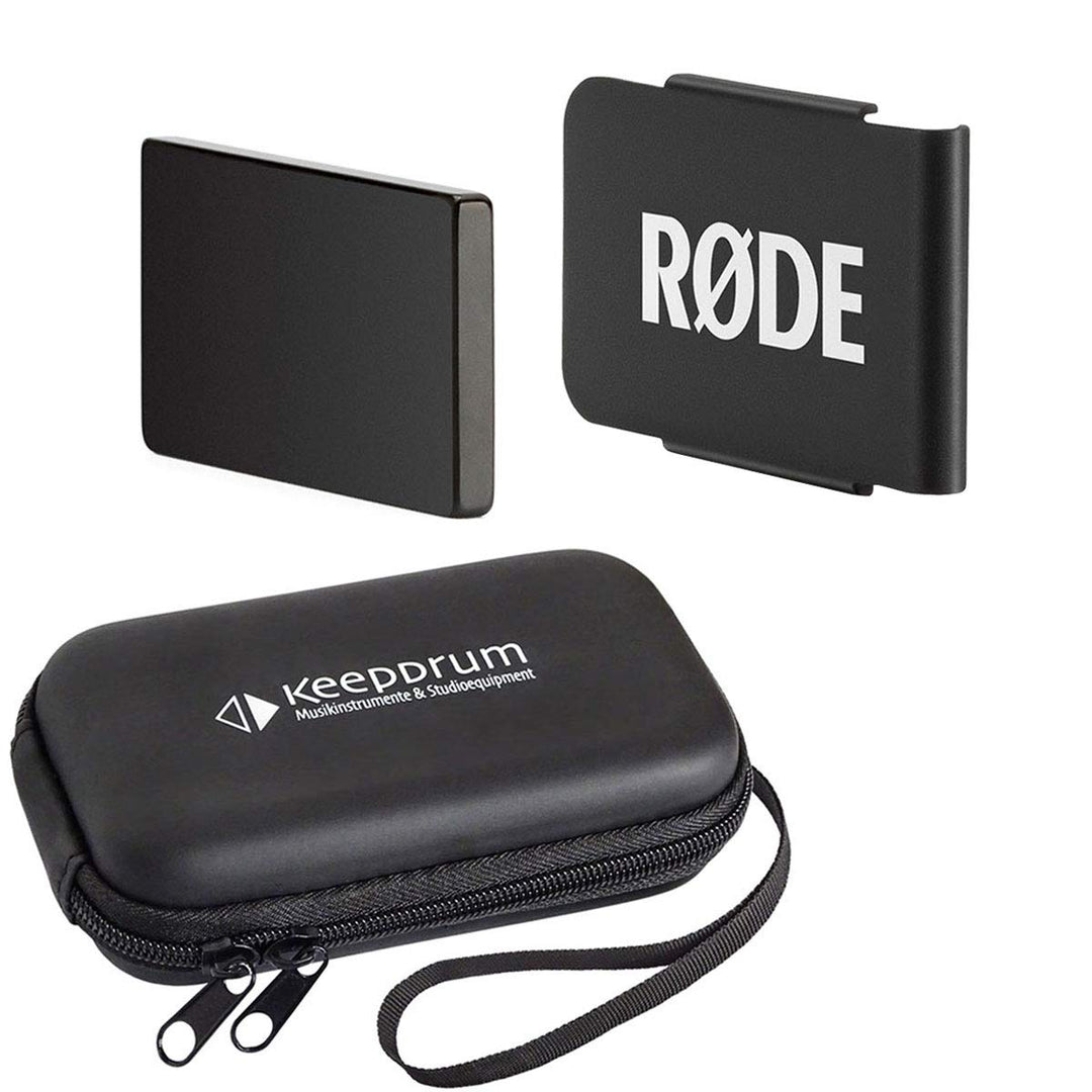 Rode MagClip GO Halterung für Wireless Go + keepdrum Soft-Case