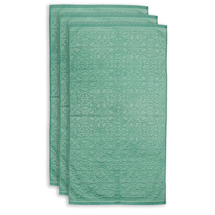 PiP Studio Handtuch Tile de Pip | grün - 55 x 100