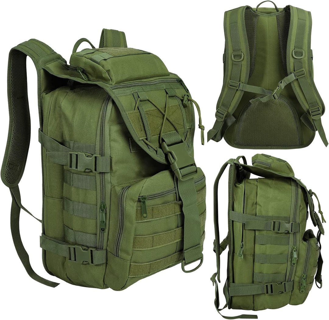 SHANNA Militärrucksack 35L/50L Armee Rucksack Molle, Hohe Kapazität Trekkingrucksack Wanderrucksäcke