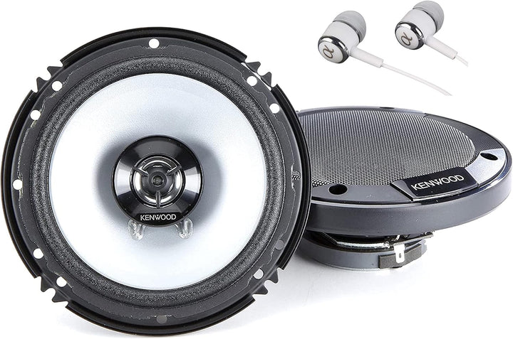 Kenwood 16,5 cm (6 1/2 Zoll) 300 W Max (60 W RMS pro Paar) 16,5 cm (6,5 Zoll) KFC 2-Wege Sport Serie