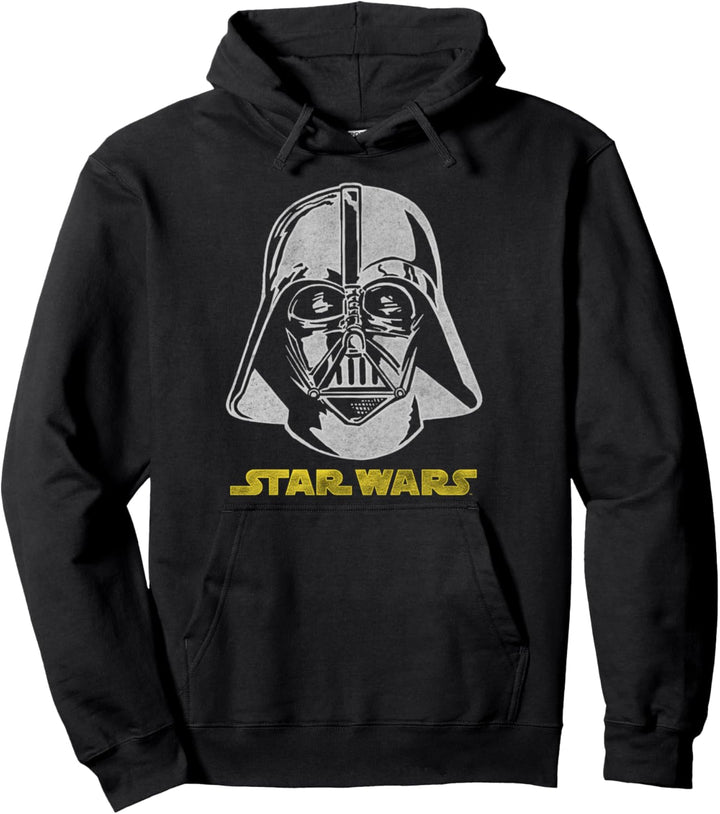 Star Wars Darth Vader Tonal Gold Logo Pullover Hoodie